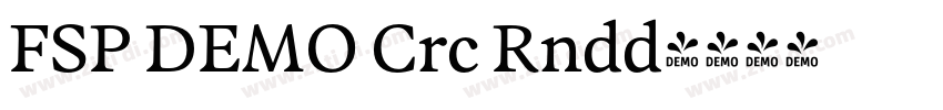FSP DEMO Crc Rndd字体转换 FSP DEMO Crc Rndd字体转换